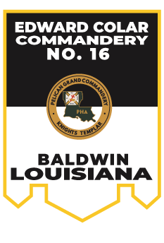 Edward Colar Commandery No. 16 Banner