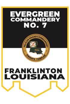 Evergreen Commandery No. 7 Banner