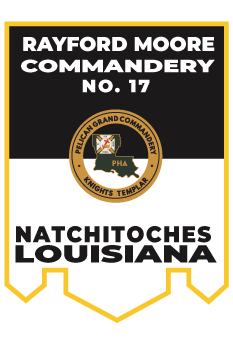 Rayford Moore Commandery No. 17 Banner