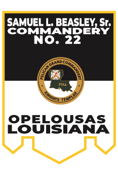 Samuel L. Beasley Sr. Commandery No. 22 Banner